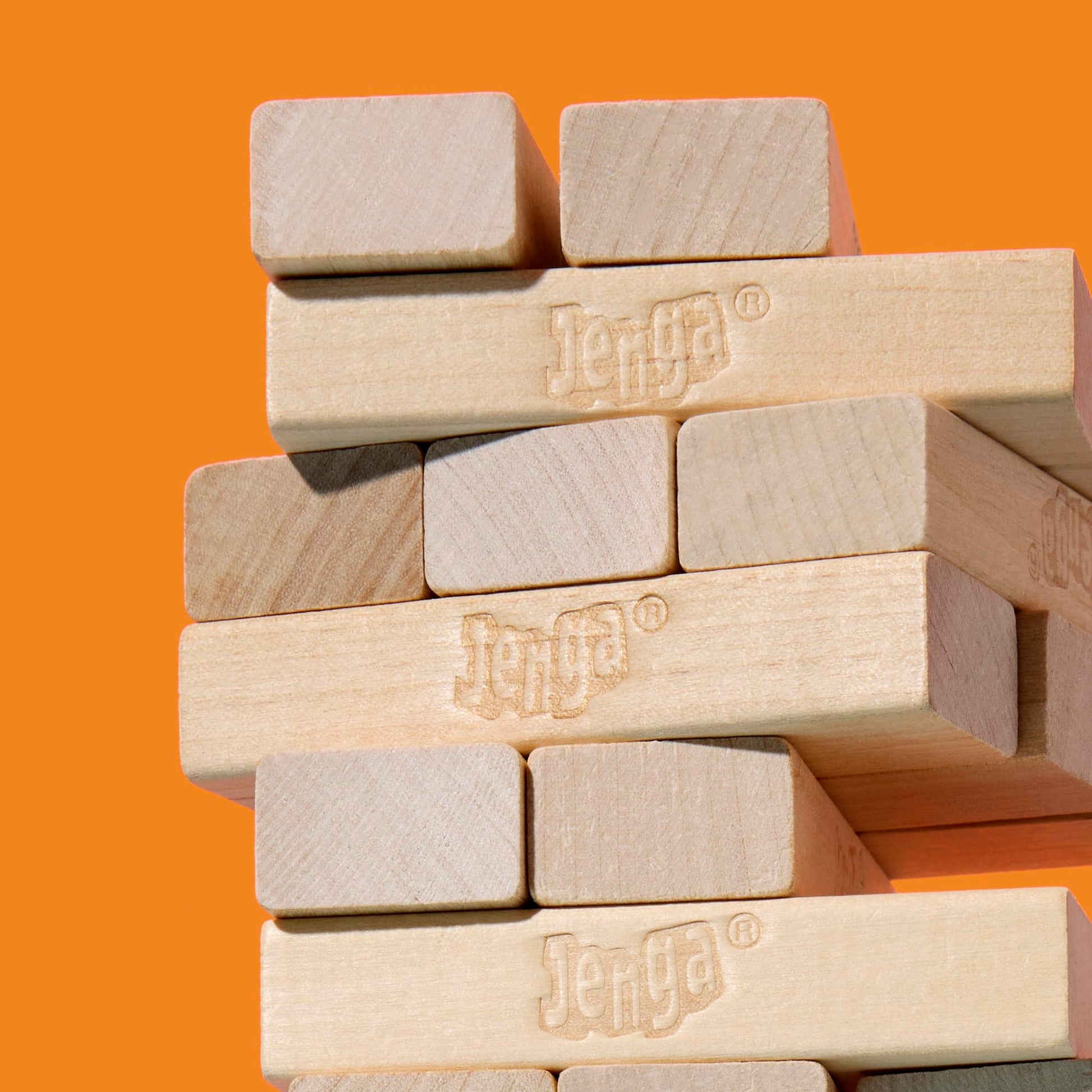 Hasbro Jenga Classic Wood Block Stacking Game