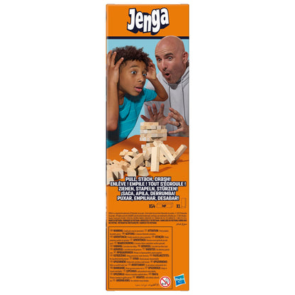Hasbro Jenga Classic Wood Block Stacking Game