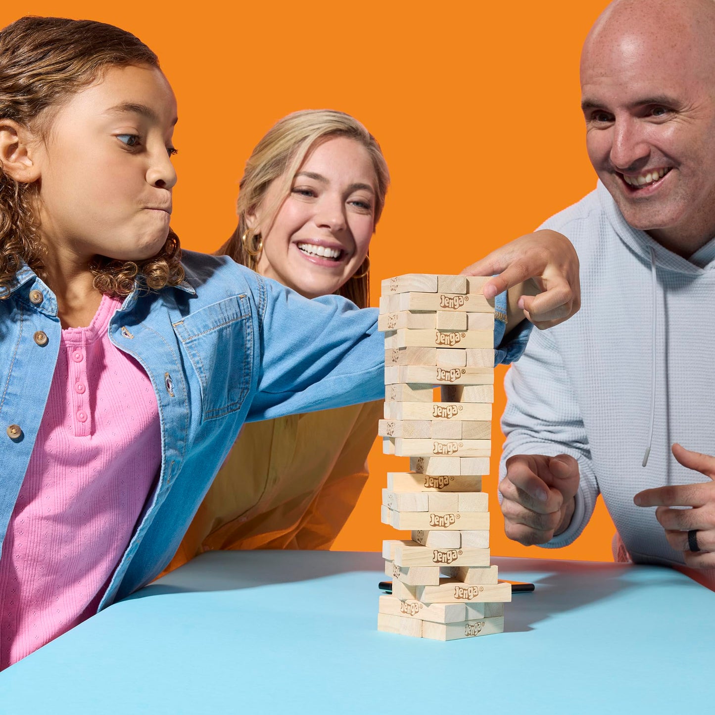 Hasbro Jenga Classic Wood Block Stacking Game