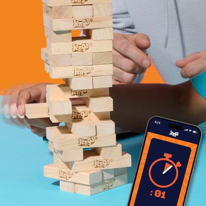 Hasbro Jenga Classic Wood Block Stacking Game