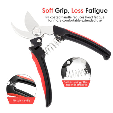 Housolution Pruning Shears Heavy Duty Garden Scissors