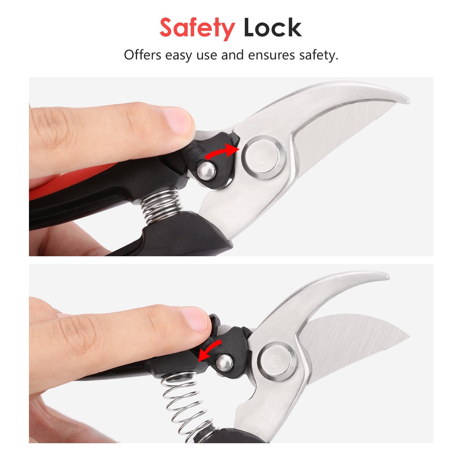 Housolution Pruning Shears Heavy Duty Garden Scissors