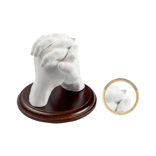 Hula Home Hand Casting Kit for Couples and Family with Mounting Plaque