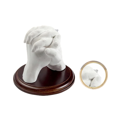 Hula Home Hand Casting Kit for Couples and Family with Mounting Plaque