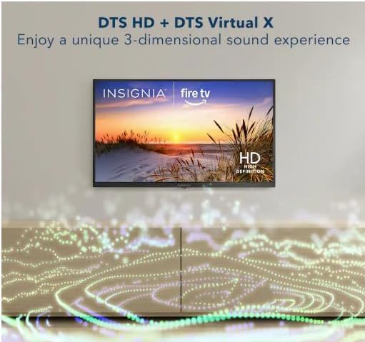 INSIGNIA 32" F20 Series LED HD Smart Fire TV – Alexa Voice Remote, Free & Live TV