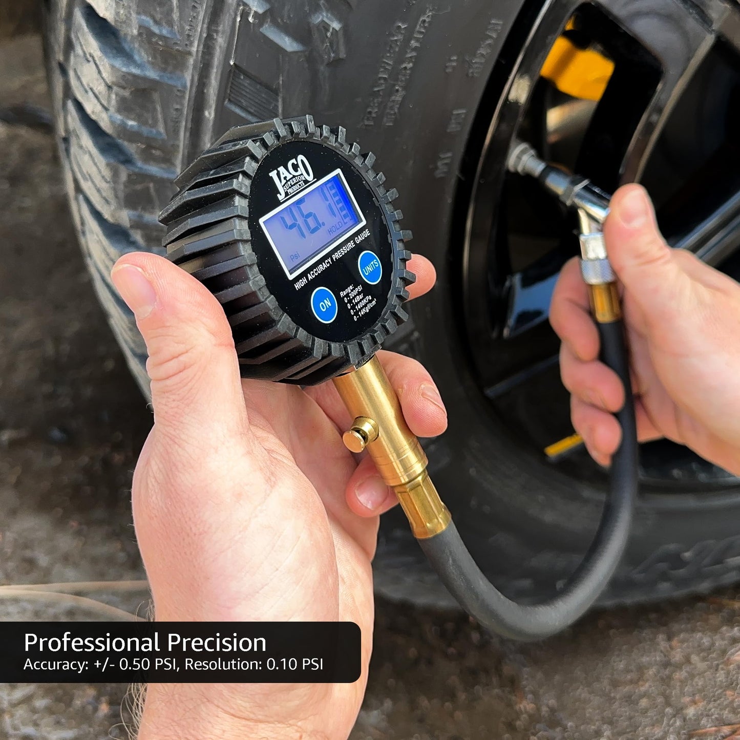 JACO ElitePro Digital Tire Pressure Gauge 100 PSI