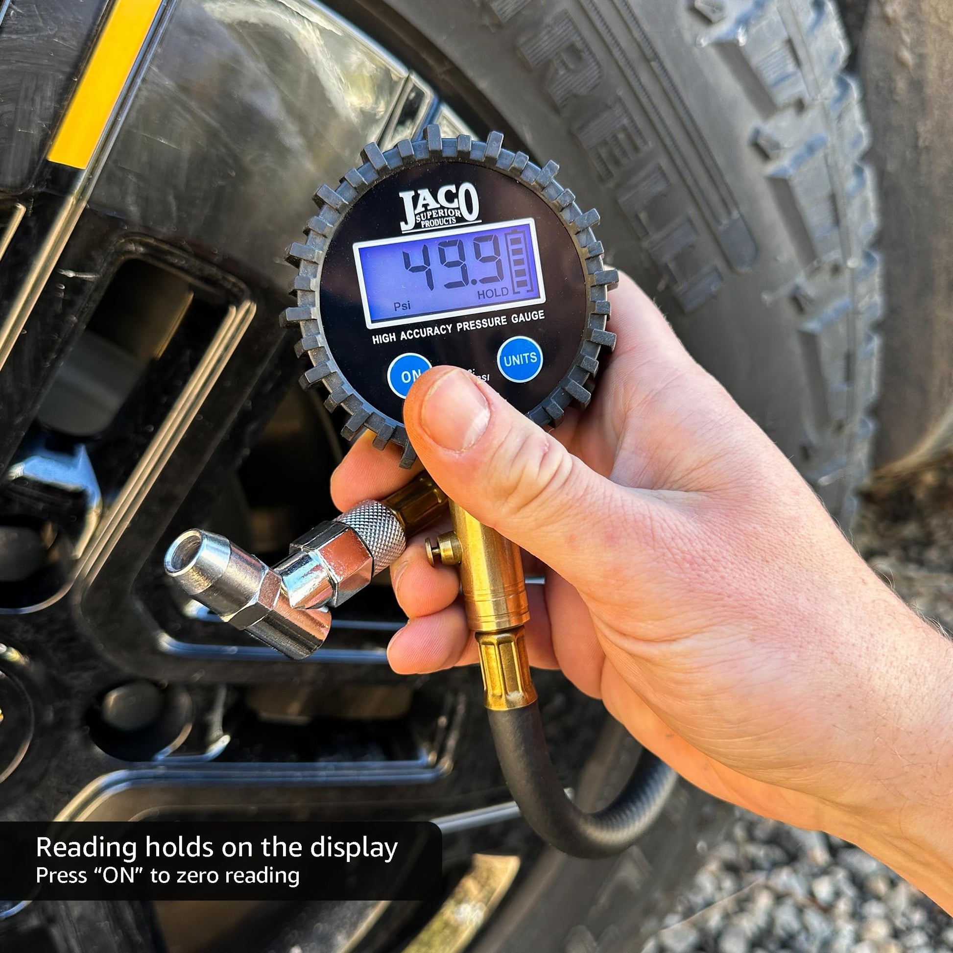 JACO ElitePro Digital Tire Pressure Gauge 100 PSI