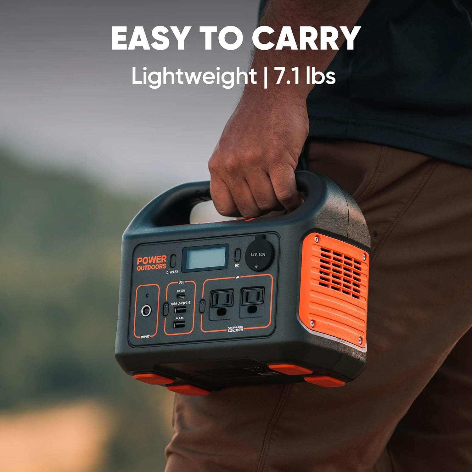 Jackery Explorer 300 Portable Power Station – 293Wh Backup Battery & Solar Generator (Renewed) – RV, Camping, Outdoors, Blackouts