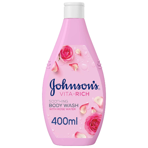 Johnson & Johnson Vita-Rich Rose Body Wash 400ml