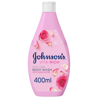 Johnson & Johnson Vita-Rich Rose Body Wash 400ml