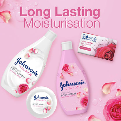 Johnson & Johnson Vita-Rich Rose Body Wash 400ml