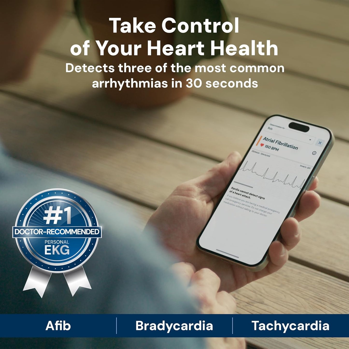 KardiaMobile 6L EKG Monitor FDA-Cleared Medical-Grade Heart Monitor