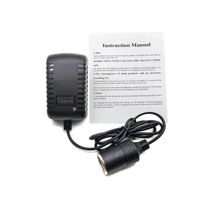 Lesleyye AC to DC Converter 12V 2A Car Adapter