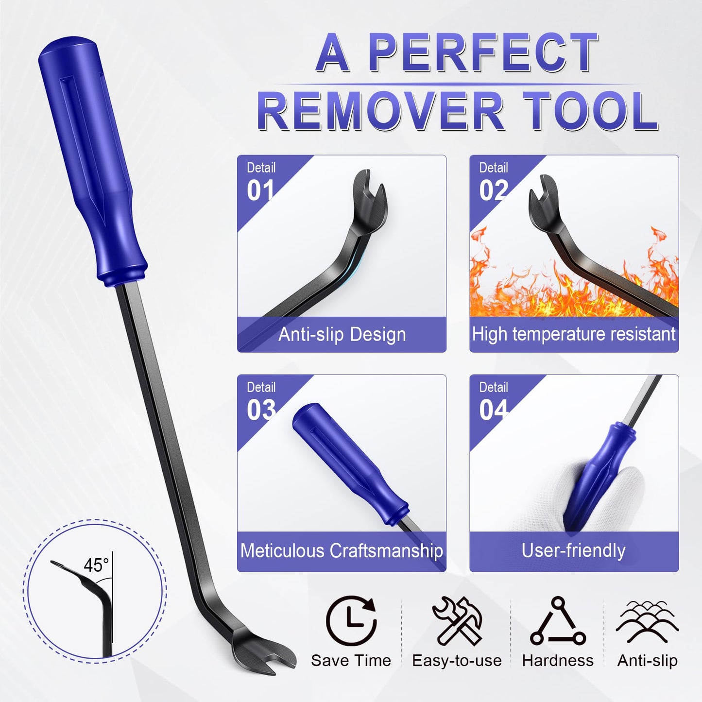 LivTee Trim Removal Tool Kit 5pcs No Scratch
