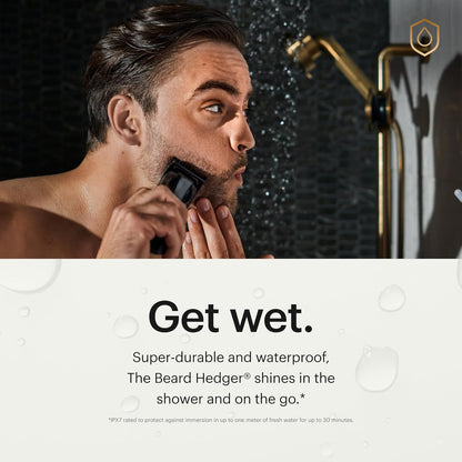 MANSCAPED The Beard Hedger Men's Premium Beard Trimmer Adjustable T-Blade