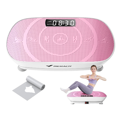 MERACH Vibration Plate Exercise Machine Whole Body Workout with Bluetooth