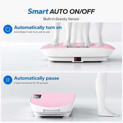 MERACH Vibration Plate Exercise Machine Whole Body Workout with Bluetooth