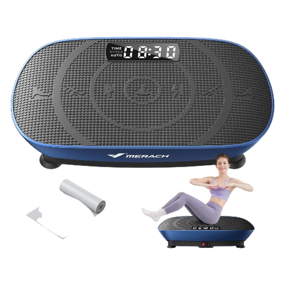 MERACH Vibration Plate Exercise Machine Whole Body Workout with Bluetooth and Auto Mode