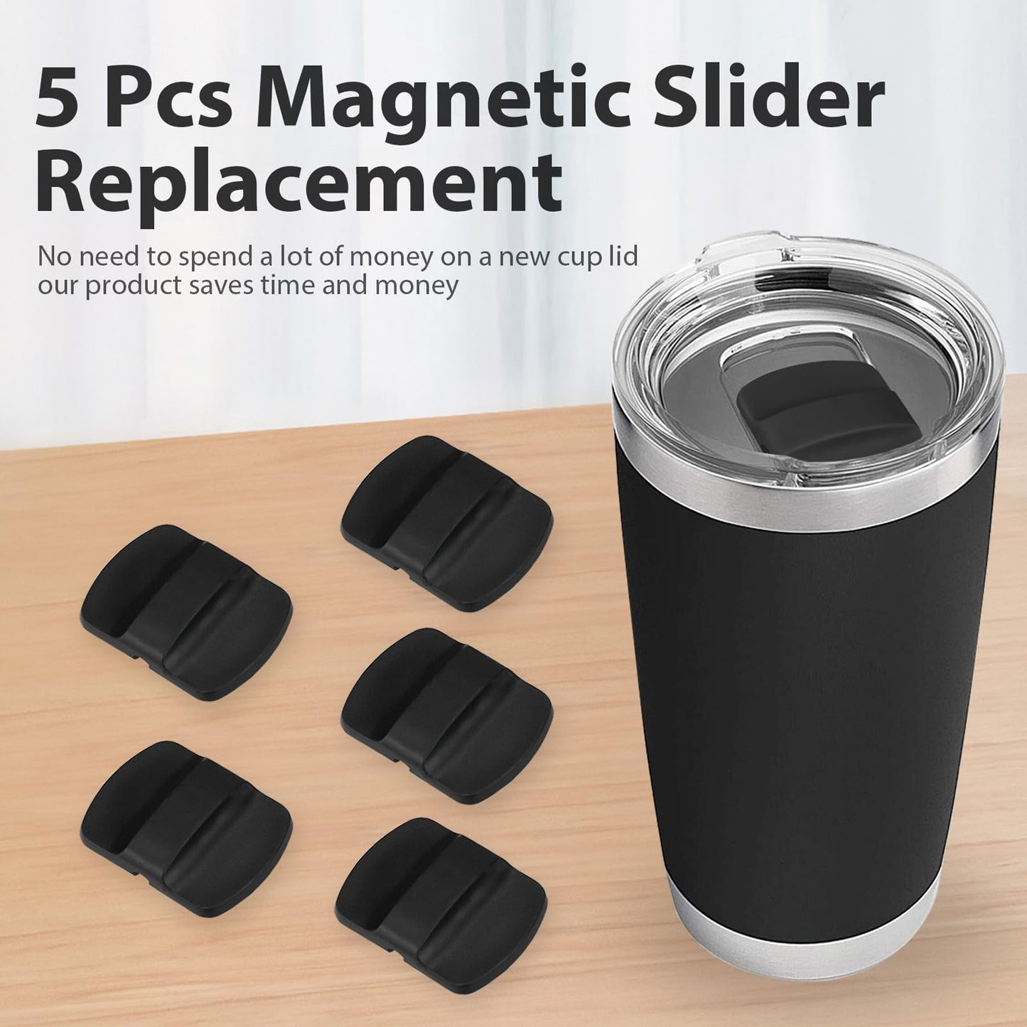 Magnetic Lid Slider Replacement 5PCS for Yeti Rambler