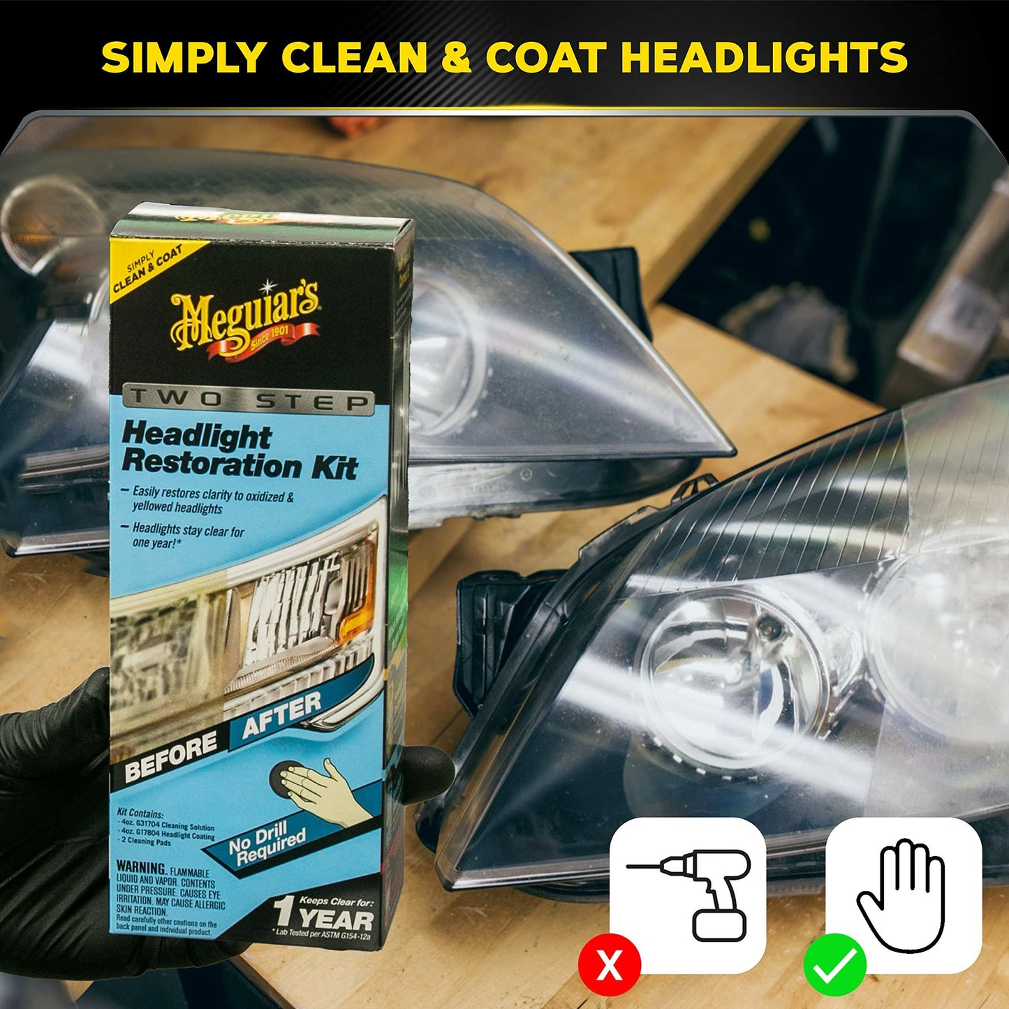 Meguiar’s Headlight Restoration Kit Two-Step