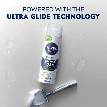 NIVEA MEN Sensitive Shaving Foam 200ml