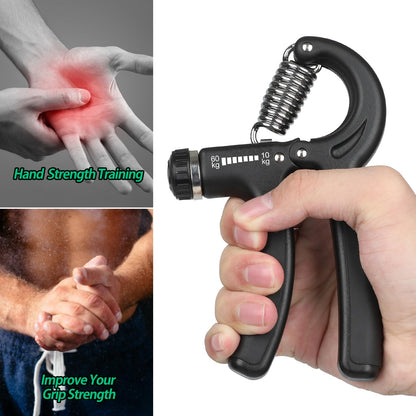 NIYIKOW Hand Grip Strengthener Adjustable 10-60kg