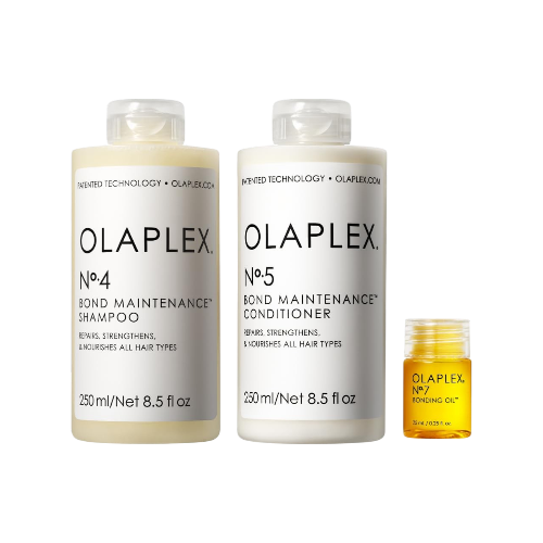 OLAPLEX Wash and Shine Hair Kit No 4 No 5 No 7 Shampoo Conditioner and Bonding Oil Set