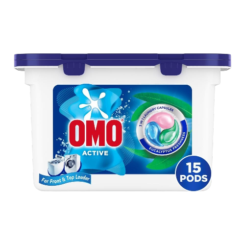 OMO Active 3-in-1 Laundry Capsules