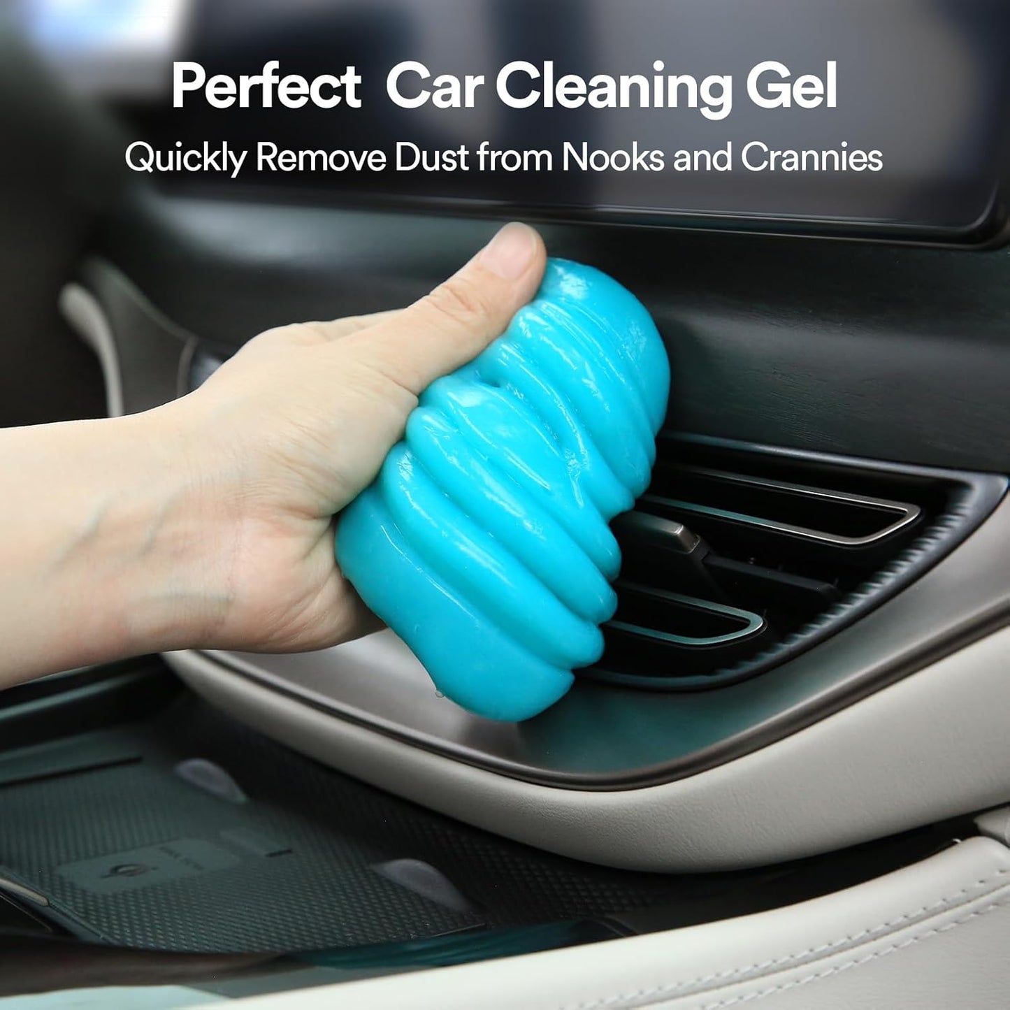 PULIDIKI Car Cleaning Gel – Universal Interior Cleaner Putty & Dust Remover for Auto Detailing