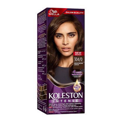 Wella Koleston Intense Hair Color 304/0 Medium Brown