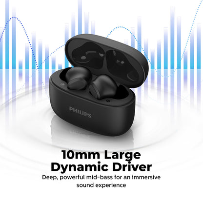 Philips TAT1109BK Wireless Earbuds Bluetooth 5.4
