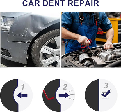 Portable Stainless Steel Pin Puller Tool Set 16PCS 68 Inch