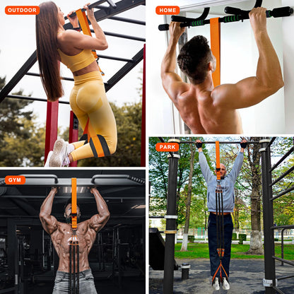 Pull Up Assist Resistance Band w/ Knee Support