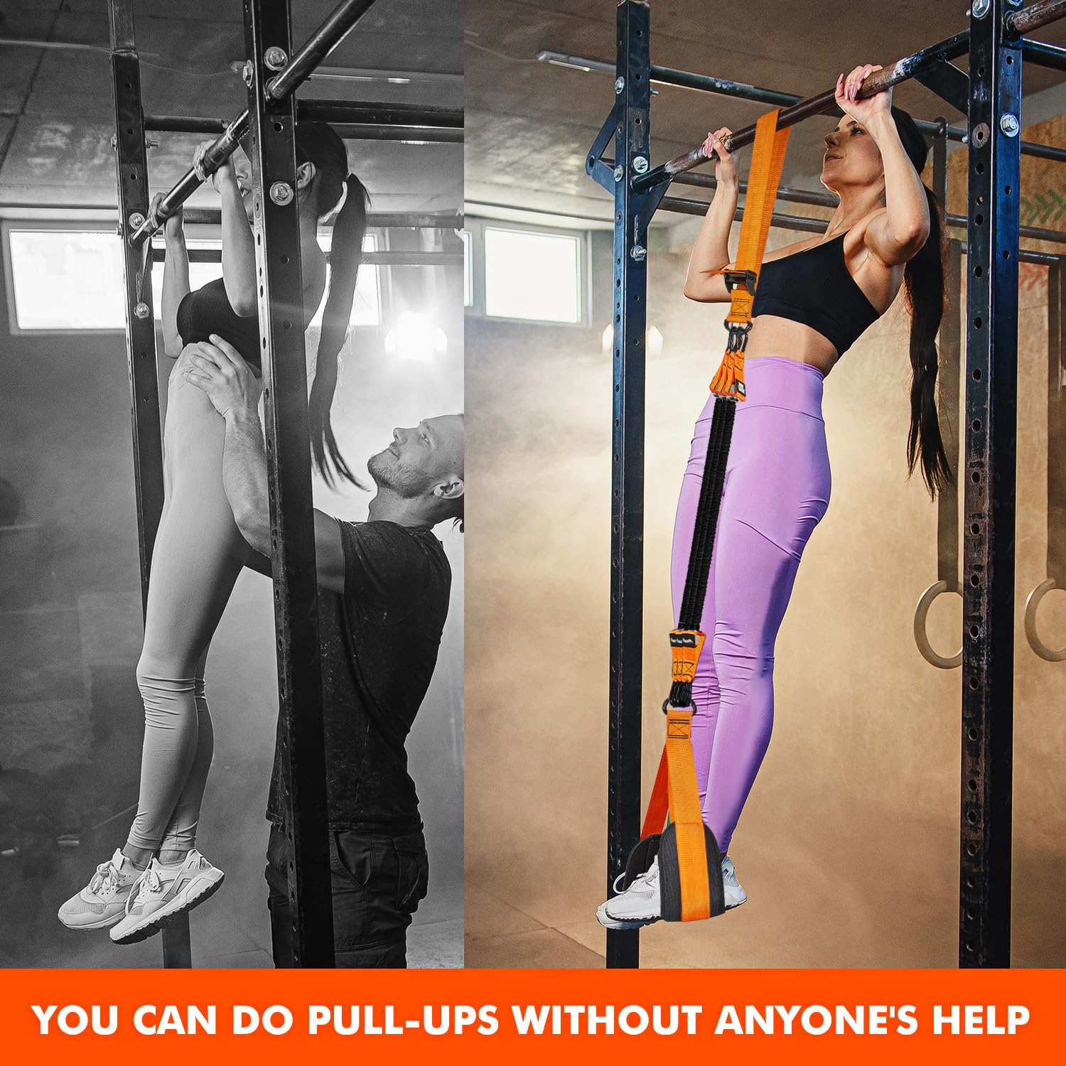 Pull Up Assist Resistance Band w/ Knee Support