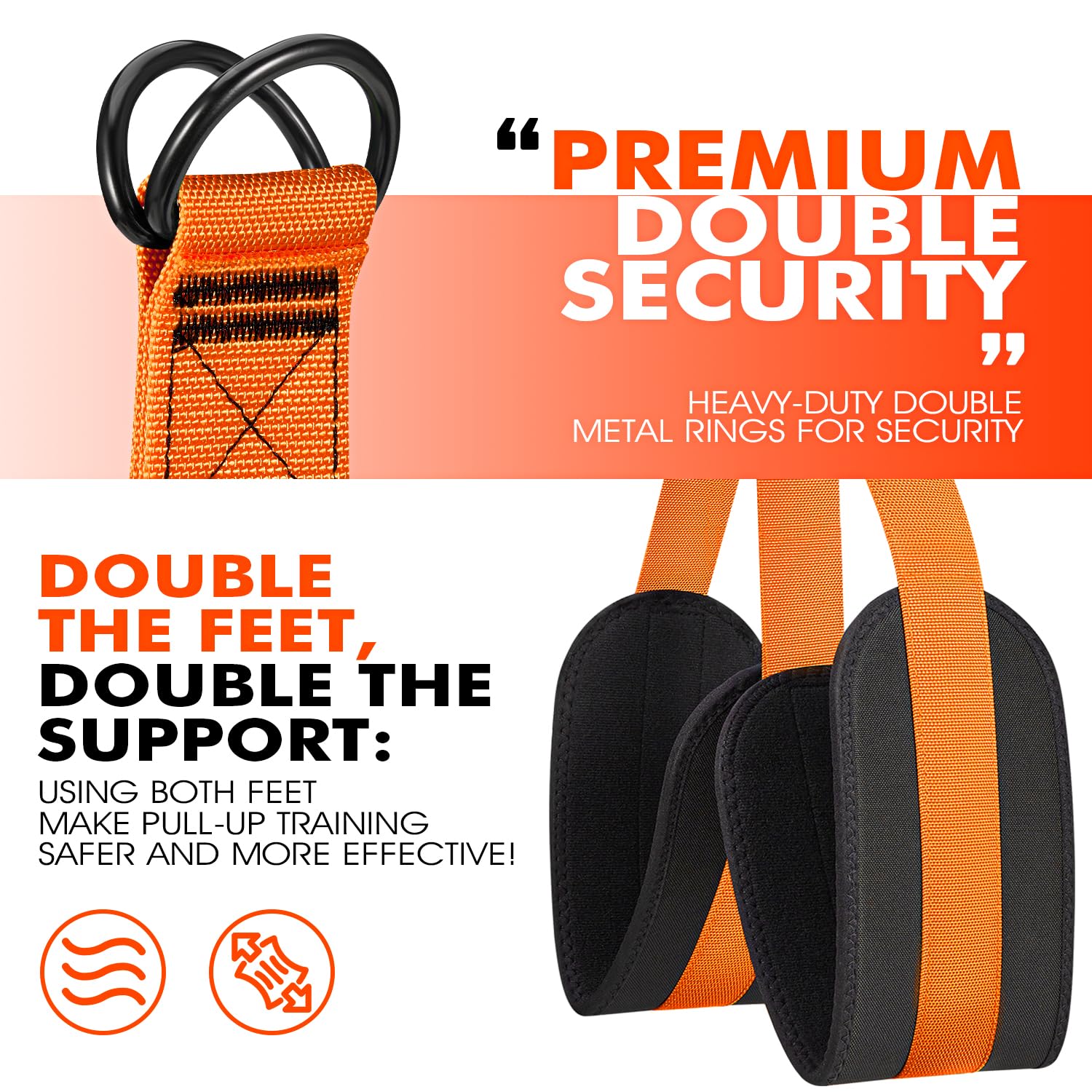 Pull Up Assist Resistance Band w/ Knee Support