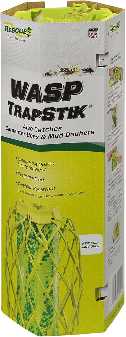 RESCUE! VisiLure® TrapStik 2-Pack – Wasps, Mud Daubers & Carpenter Bee Trap