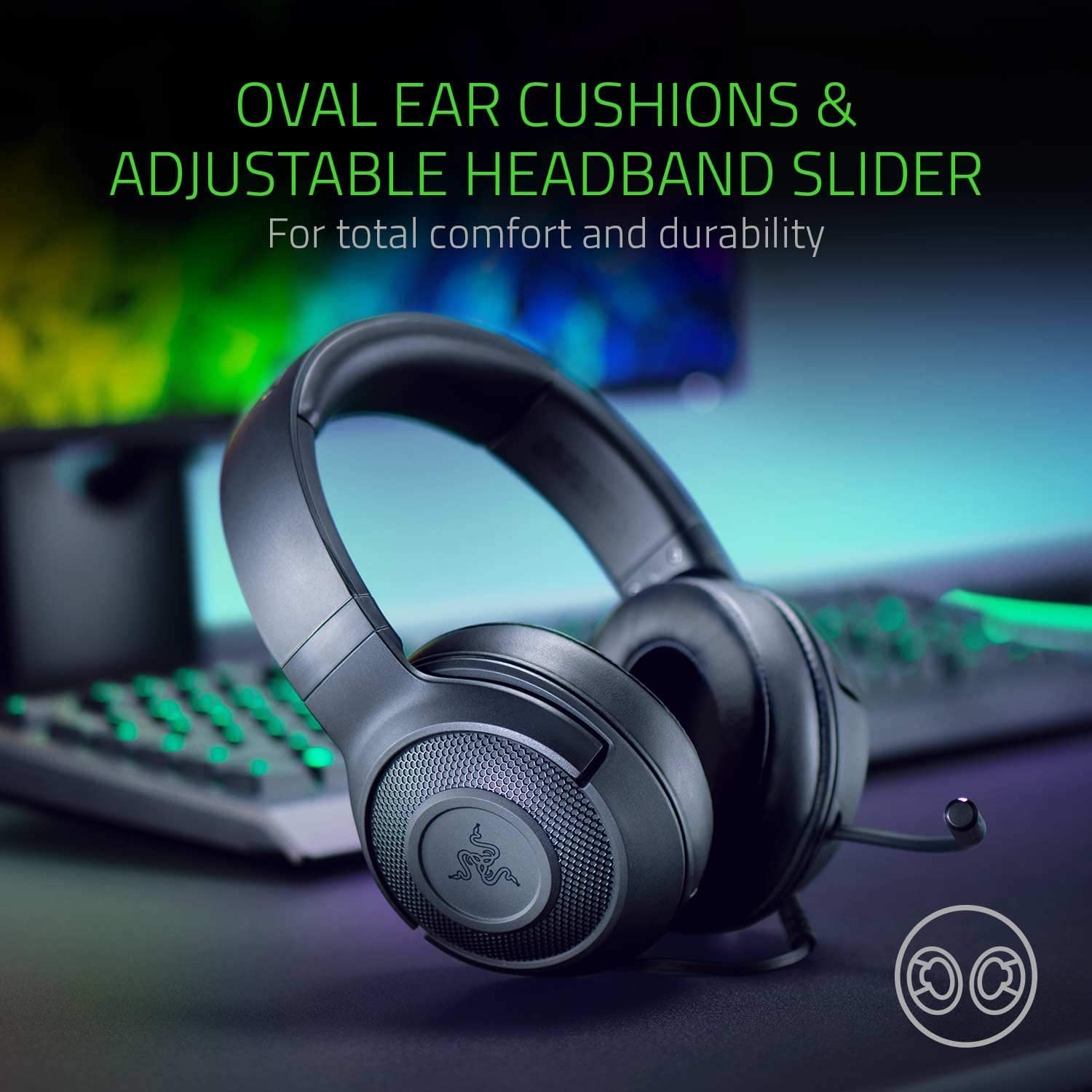 Razer Kraken X Lite Gaming Headset 7.1 Black