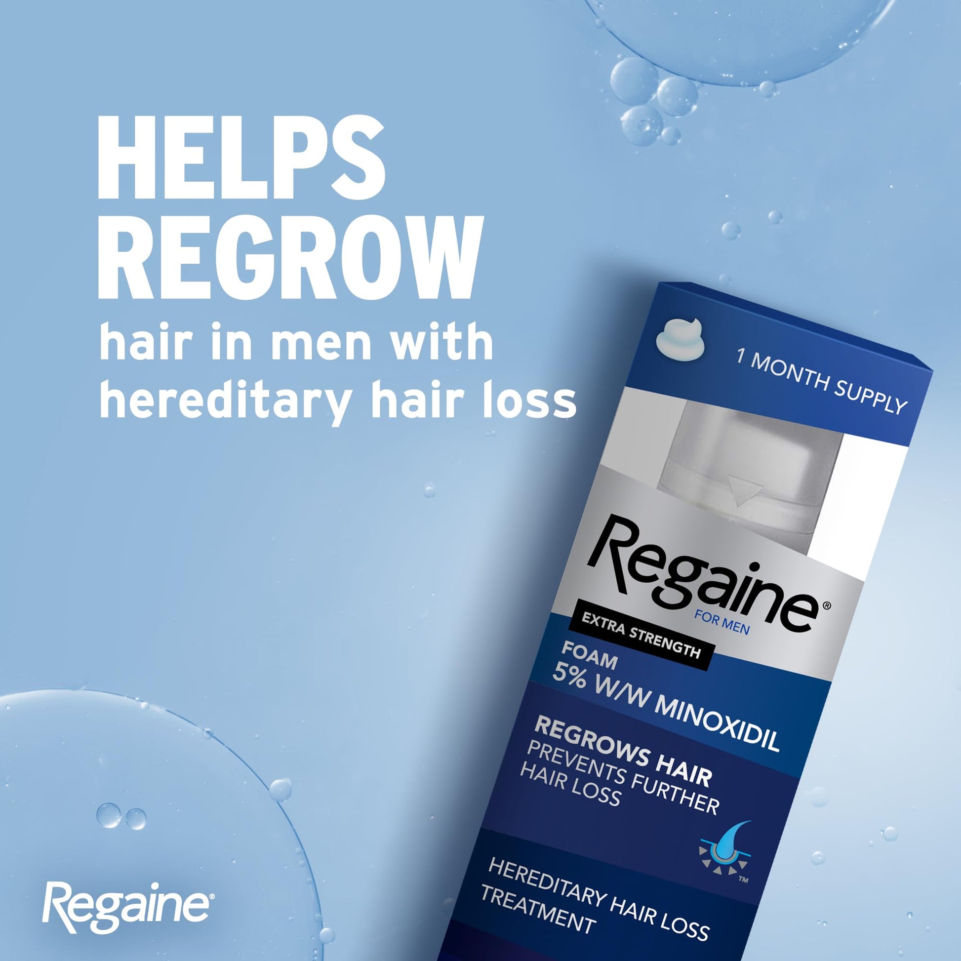 Regaine Men Foam 5% Hair Regrowth Treatment