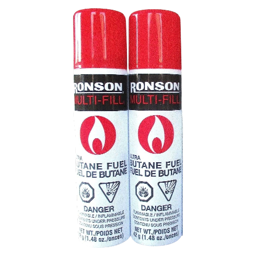 Ronson Ultra Butane Fuel 42g 2-Pack Multi-Fill