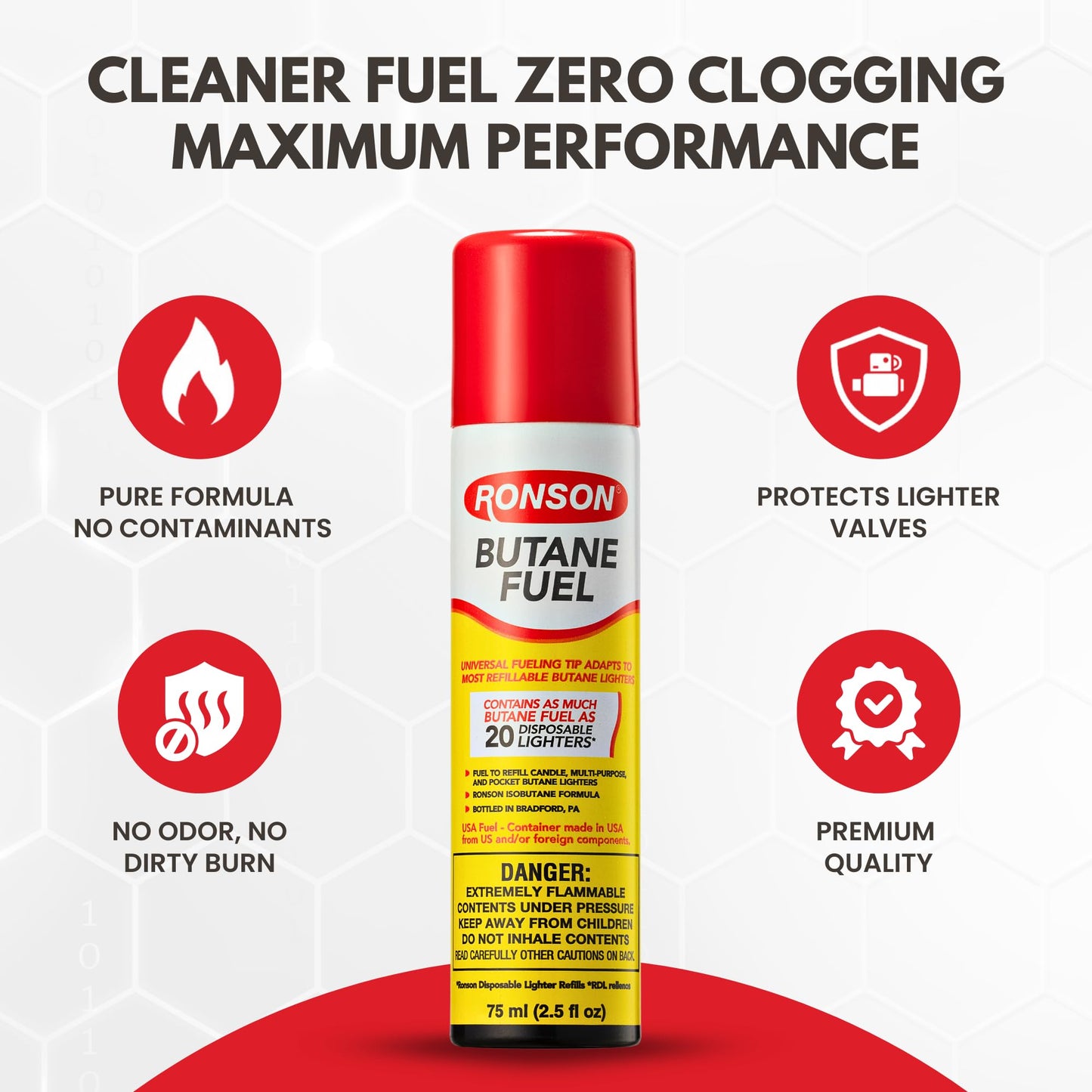 Ronson Multi-Fill Butane Fuel 42g Canister