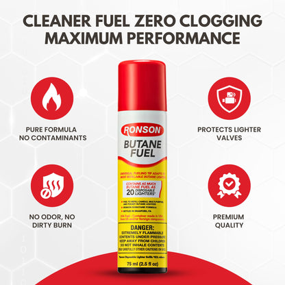 Ronson Multi-Fill Butane Fuel 42g Canister
