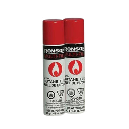 Ronson Ultra Butane Fuel 42g 2-Pack Multi-Fill