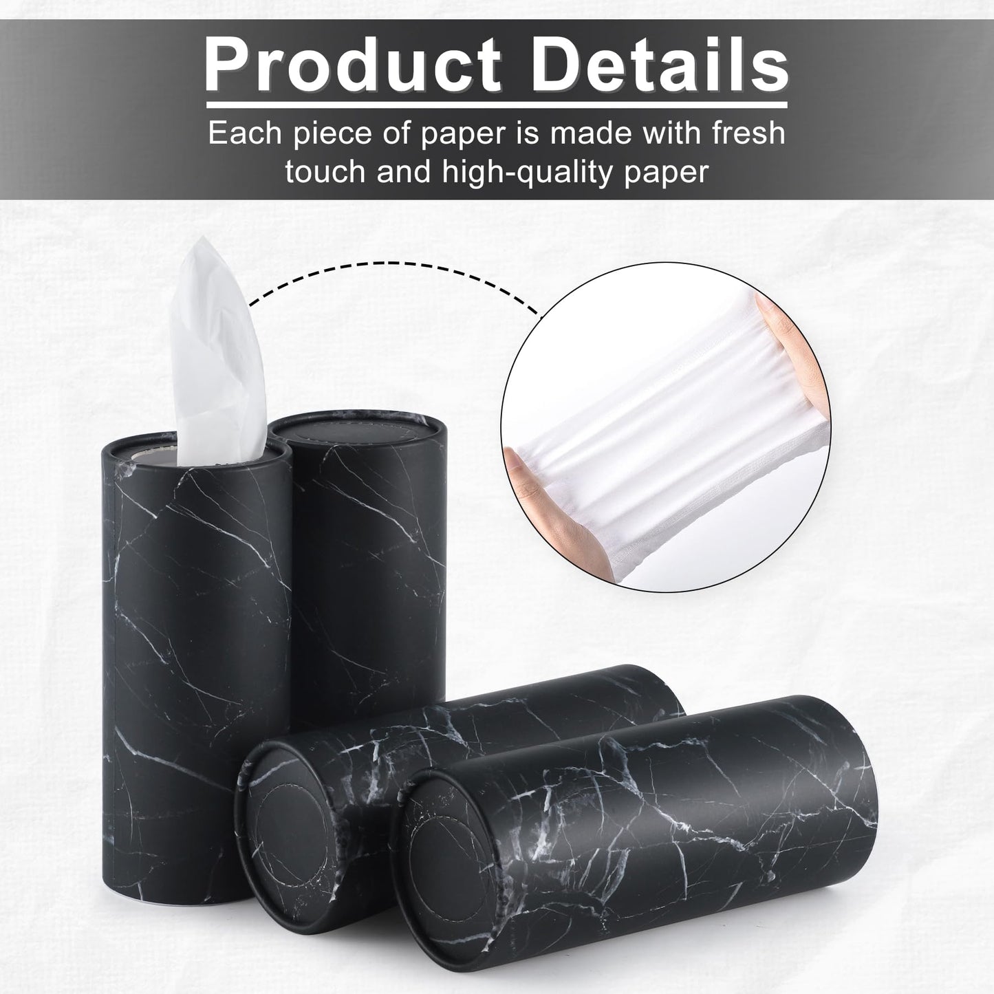 SINGARO Car Tissue Holder 4-Pack Cup Holder