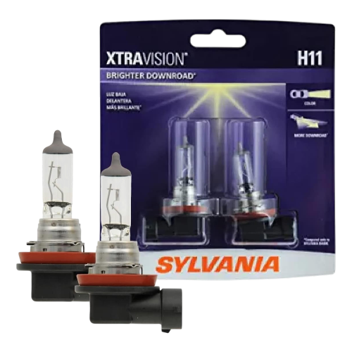 SYLVANIA H11 XtraVision High Performance Halogen Headlight Bulbs 2-Pack