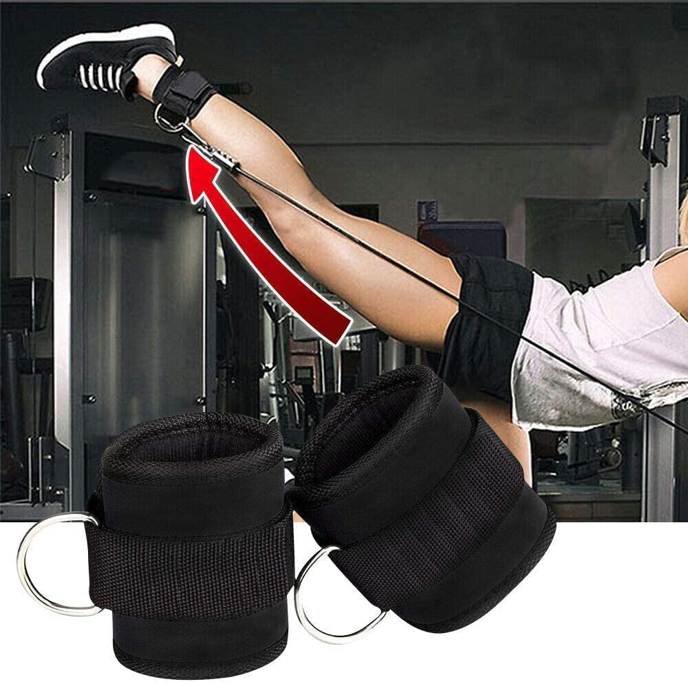 SYOSI Ankle Straps Cable Machine 2-Pack Padded