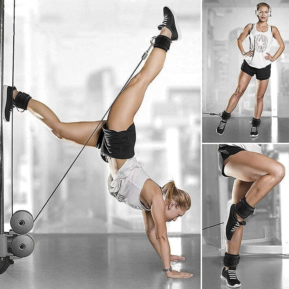 SYOSI Ankle Straps Cable Machine 2-Pack Padded