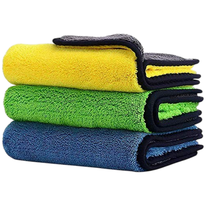ShowTop Microfiber Car Drying Towels 3-Pack 40x30cm