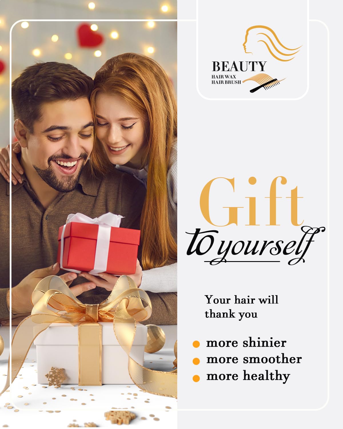 Slick Back Hair Brush & Wax Stick for Flyaways