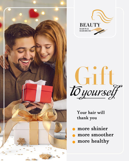 Slick Back Hair Brush & Wax Stick for Flyaways