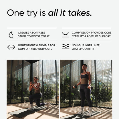 Sports Research Sweet Sweat Waist Trimmer Core Series Fitness Band